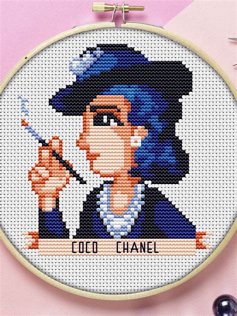 chanel cross stitch|Unique Chanel Cross Stitch Patterns for Fashion Enthusiasts.